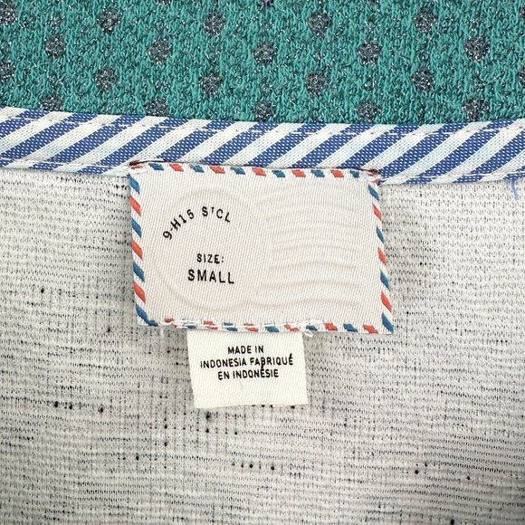 Anthropologie Postmark Patchwork Metallic Fiber Sweater sz S - Picture 7 of 8